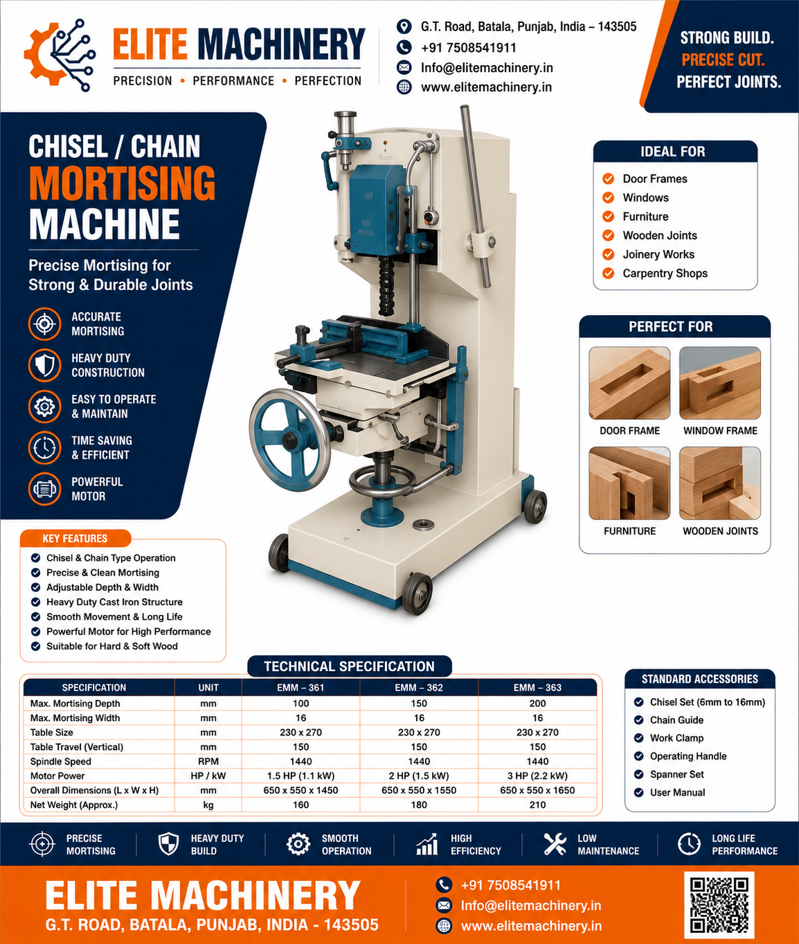 Chisel/Chain Mortising Machine - Image 2