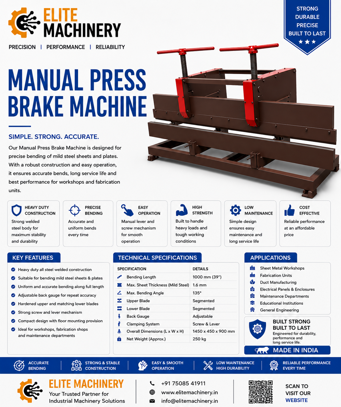 Manual Press Brake Machine - Image 2