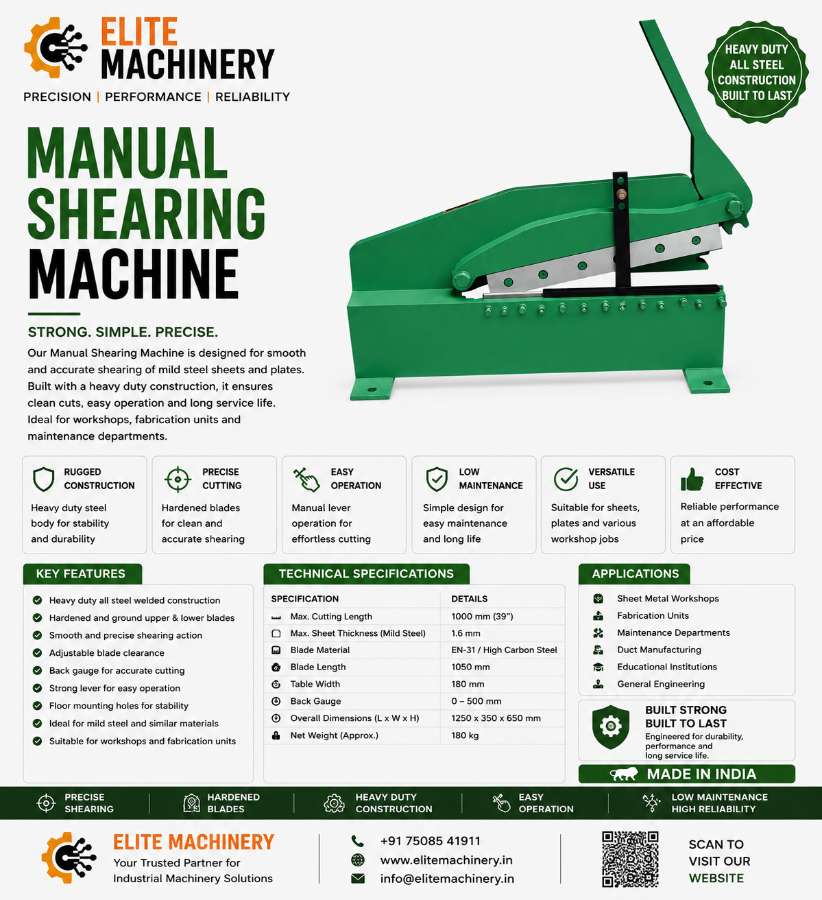 Manual Shearing Machine - Image 2