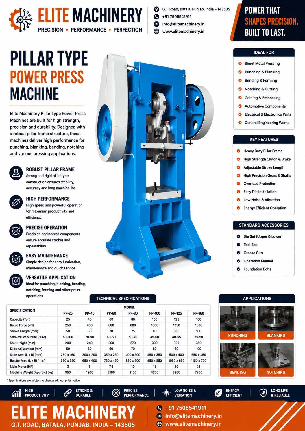 Pillar Type Power Press - Image 2