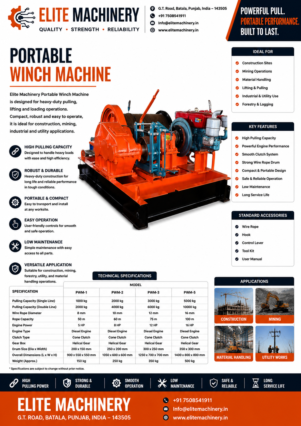 Portable Winch Machine - Image 2