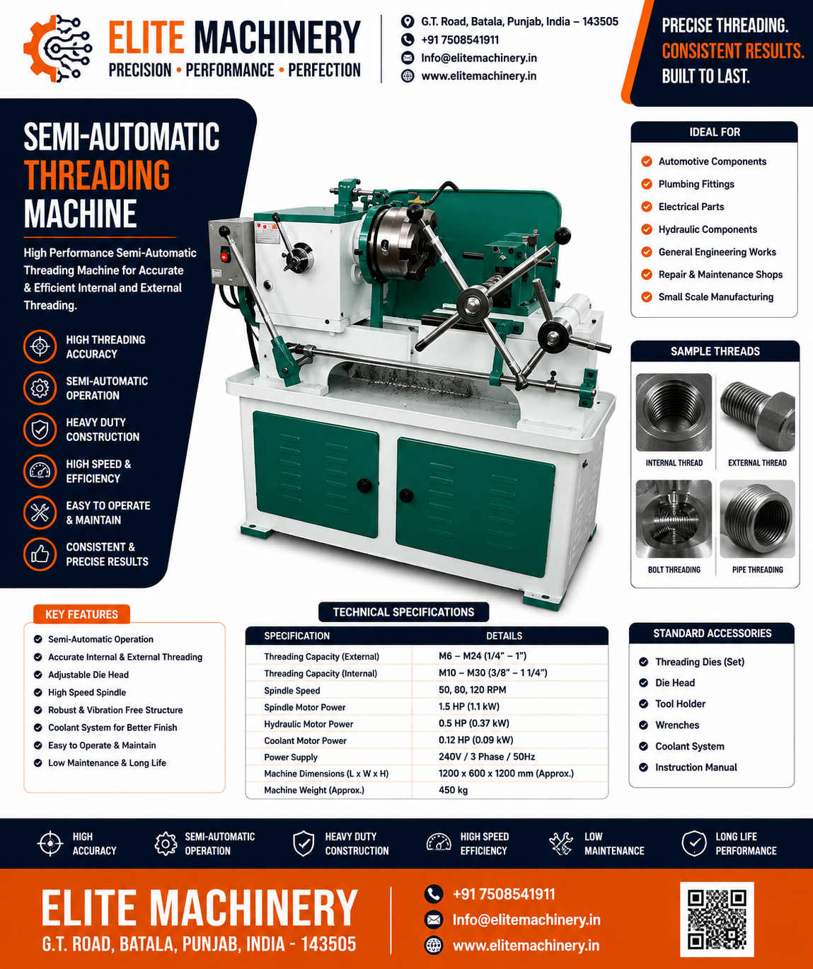 Semi-automatic Threading Machine - Image 2